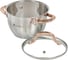 Кастрюля DANIKS 1.8 л, нержавеющая сталь, крышка стекло, мадрид gold, sd-316g, индукция 291940 2