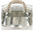 Кастрюля DANIKS 4.3 л, нержавеющая сталь, крышка стекло, мадрид gold, sd-322g, индукция 291943 4