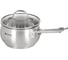Ковш DANIKS 2 л, нержавеющая сталь, крышка стекло, эмилия, cw-w075-16s 427878 1