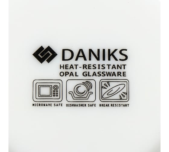 Салатник DANIKS стеклокерамика, круглый, 3 шт, 14, 16, 19 см, 0.5, 0.8, 1.4 л, с крышкой, алый мак 448963