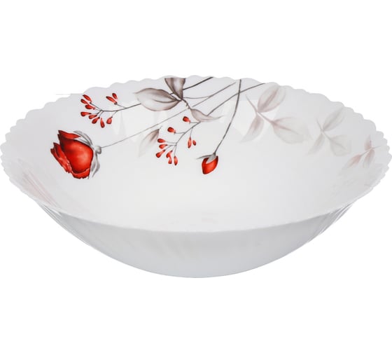 Салатник DANIKS стеклокерамика, круглый, 24 см, 1.5 л, низкий, вероника, lhdw95/220303 448954