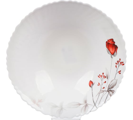 Салатник DANIKS стеклокерамика, круглый, 24 см, 1.5 л, низкий, вероника, lhdw95/220303 448954
