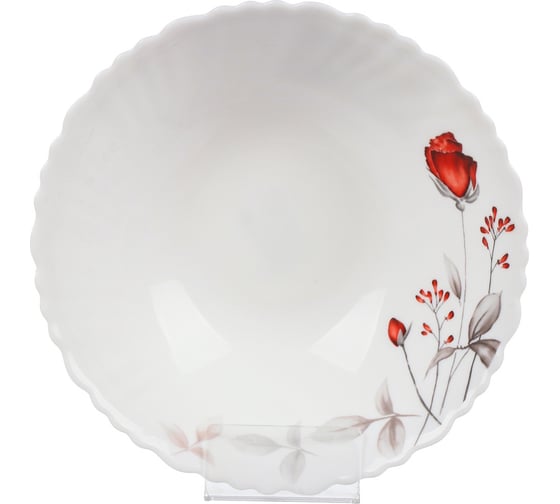Салатник DANIKS стеклокерамика, круглый, 19 см, 0.7 л, низкий, вероника, lhdw75/220303 448953