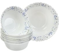 Салатник DANIKS стеклокерамика, круглый, 7 шт., 6x17.5, 22.5 см, 0.7, 2 л, эдем, 292677