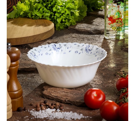 Салатник DANIKS стеклокерамика, круглый, 18x6.9 см, 0.7 л, эдем, lhw 70/1059 237111