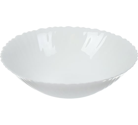 Салатник DANIKS стеклокерамика, круглый, 24x6.4 см, 1.7 л, белый, lhdw95 282770