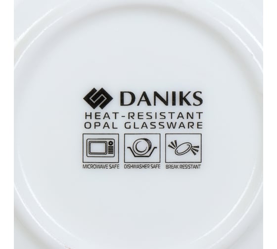 Салатник DANIKS стеклокерамика, круглый, 3 шт, 19,16,14 см, 0.5,0.8,1.4 л, с крышкой, кармен, by14hdw-3-t36 341395