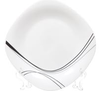 Тарелка DANIKS десертная, стеклокерамика, 19 см, квадратная, токио, ffp-85-k1306-2/nfp85t 303116