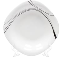 Тарелка DANIKS суповая, стеклокерамика, 21 см, 0.675 л, квадратная, токио, ffsp-90/k1306-2 318284