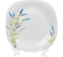 Тарелка DANIKS десертная, стеклокерамика, 19 см, квадратная, манифик, ffp85/ 220302 448939