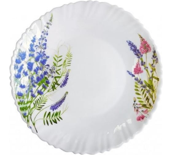 Тарелка DANIKS десертная, стеклокерамика, 18 см, круглая, лаванда, нр70/к2041 353479 1