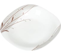 Тарелка DANIKS суповая, стеклокерамика, 23 см, 0.675 л, квадратная, орфей, /nsp90t 299094