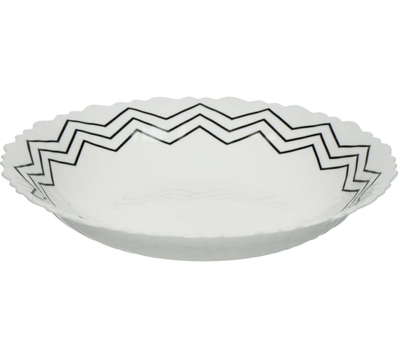 Тарелка DANIKS суповая, стеклокерамика, 21 см, круглая, вэнсдей, by23lhp95 448708