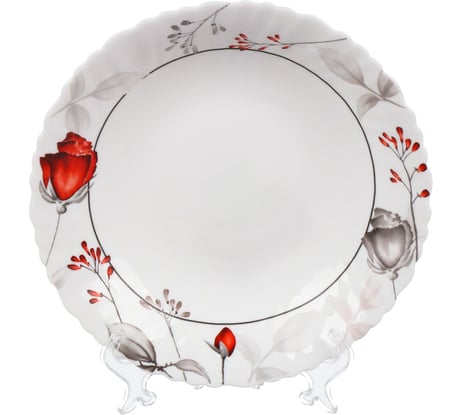 Тарелка DANIKS суповая, стеклокерамика, 22 см, 620 мл, круглая, вероника, lhsp85/220303 448951