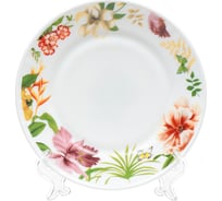 Тарелка DANIKS десертная, стеклокерамика, 18 см, круглая, тропикана, hp70 330161