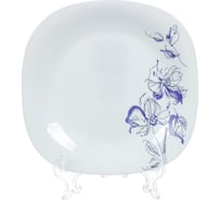 Тарелка DANIKS десертная, стеклокерамика, 19 см, квадратная, авиньон, by23lkp85 341386