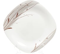 Тарелка DANIKS обеденная, стеклокерамика, 26 см, квадратная, орфей, fp-115-130303//nfp110t 291904