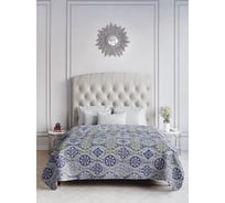 Покрывало Ночь Нежна Орнамент зеленый 7932-2 180x215 см, бязь 120 г ПБ18021541