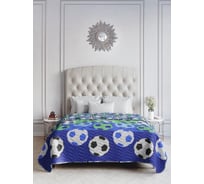 Покрывало Ночь Нежна Футбол 7369-1+7370-1 180x215 см, поплин ПП18021525