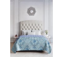 Покрывало Ночь Нежна Лунный свет (голуб.) 7086-2+7757-11 200x215 см, бязь 120 г ПБ20021535