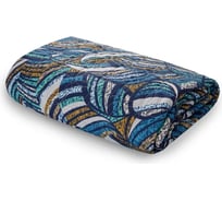 Покрывало Ночь Нежна Серебряный рассвет (синий) 70553-2 200x215 см, поплин+серебро ПП20020047