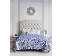 Покрывало Ночь Нежна Гжель (син.) 7374-1+7757-5 200x215 см, бязь 120 г ПБ20021512