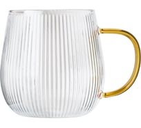 Кружка IHome стекло, золото, 400 мл H-1207