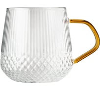 Кружка IHome стекло, золото, 400 мл H-1204