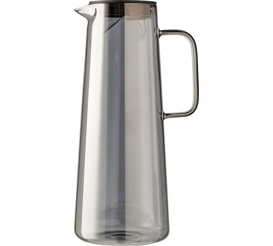 Кувшин IHome с крышкой, стекло, графит, 1800 мл h-1013g