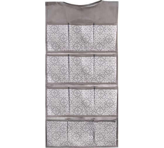 Подвесной органайзер Palladium Butler 005.24 12 секций, серый, с узором 115908 1