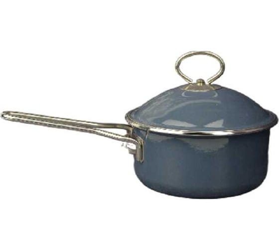 Ковш Vitross эмалированный, цилиндрический, 1,5 л, серый ТБ17750