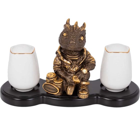 Подставка под специи BOGACHO дракон Раймонд 23699/бронзовый 1