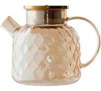 Заварочный чайник IHome стекло, бронза, 1500 мл h-1014