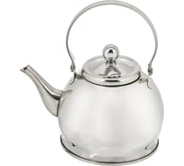 Чайник DANIKS нержавеющая сталь, 0.8 л, зеркальный, с ситечком, индукция, gs-04327 430549