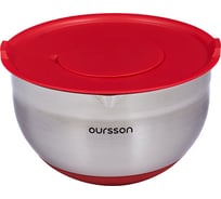 Миска для смешивания Oursson с крышкой, красный BS4002RS/RD