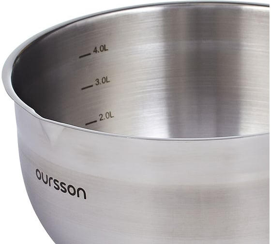 Миска для смешивания Oursson с крышкой, красный BS4002RS/RD