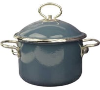 Кастрюля Vitross эмалированная, цилиндрическая, 2 л, серый ХП10441
