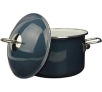 Кастрюля Vitross 3 л, эмалированная, цилиндрическая, серый ХП10442