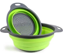 Дуршлаг EUROHOUSE 2 л, складной, 23.5x29x8.5 см, цвета в ассортименте 9311