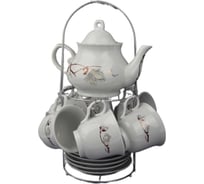 Чайный набор Bikson чайник 950 мл, чашки 230 мл СП6037