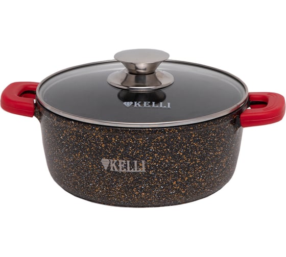 Кастрюля KELLI с мраморным покрытием, 3.5 л TKL-4092-20