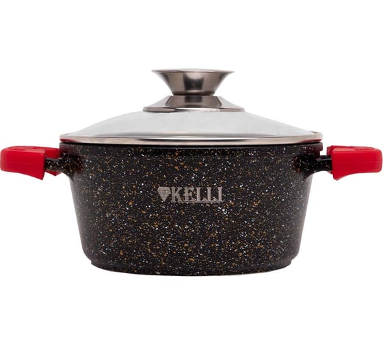 Кастрюля KELLI с мраморным покрытием, 1.6 л TKL-4092-16