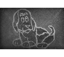 Придверный резиновый коврик ComeForte PIN MAT 45x75см «ЩЕНОК» PM-033