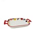 Форма для запекания IHome Цветы с ручками, 28x19x3.5 см, красная 68009-2 1
