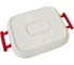 Форма для запекания IHome Цветы с ручками, 28x19x3.5 см, красная 68009-2 3