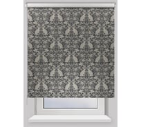 Рулонная штора PRAKTO BLACKOUT PRINT 140x175 см, Зайцы ежевика, серо-голубой 9403218785