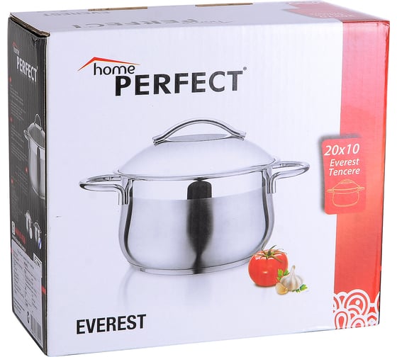 Кастрюля Home Perfect 3 л, 20 см, нержавеющая сталь 80462