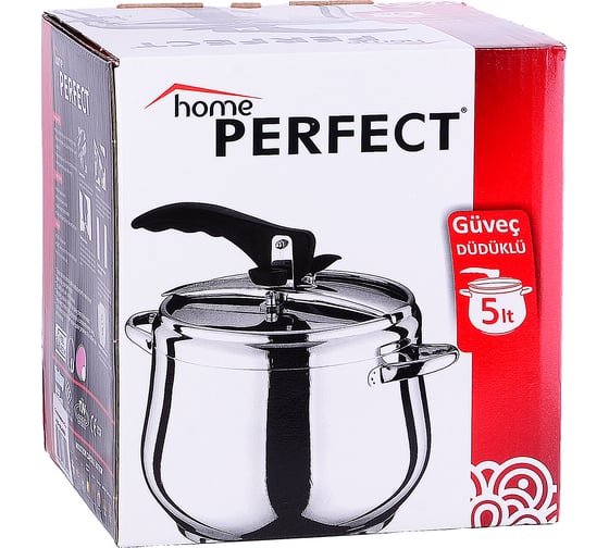 Скороварка Home Perfect круглая, 5 л, нерж. HP (х4) 80489