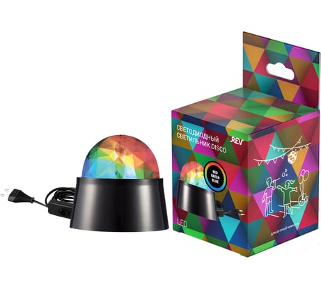 Настольный светодиодный светильник REV DISCO RGB 3W 32455 3