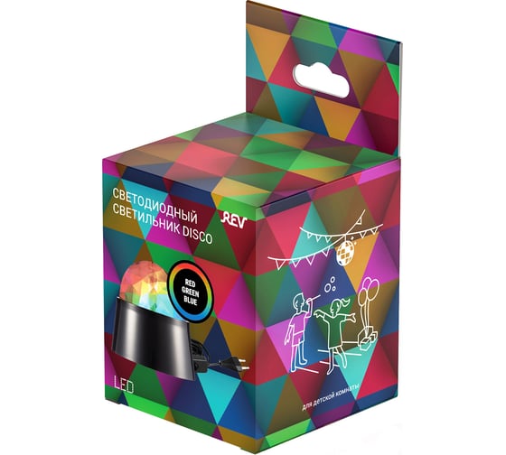 Настольный светодиодный светильник REV DISCO RGB 3W 32455 3